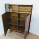Buffet vitrine vintage en bois