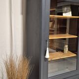 Louis Philippe glass display cabinet