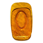 Rectangular amber duralex dish