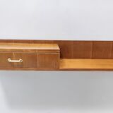 Beech and Durmast Wall-Mounted Console Table Italy