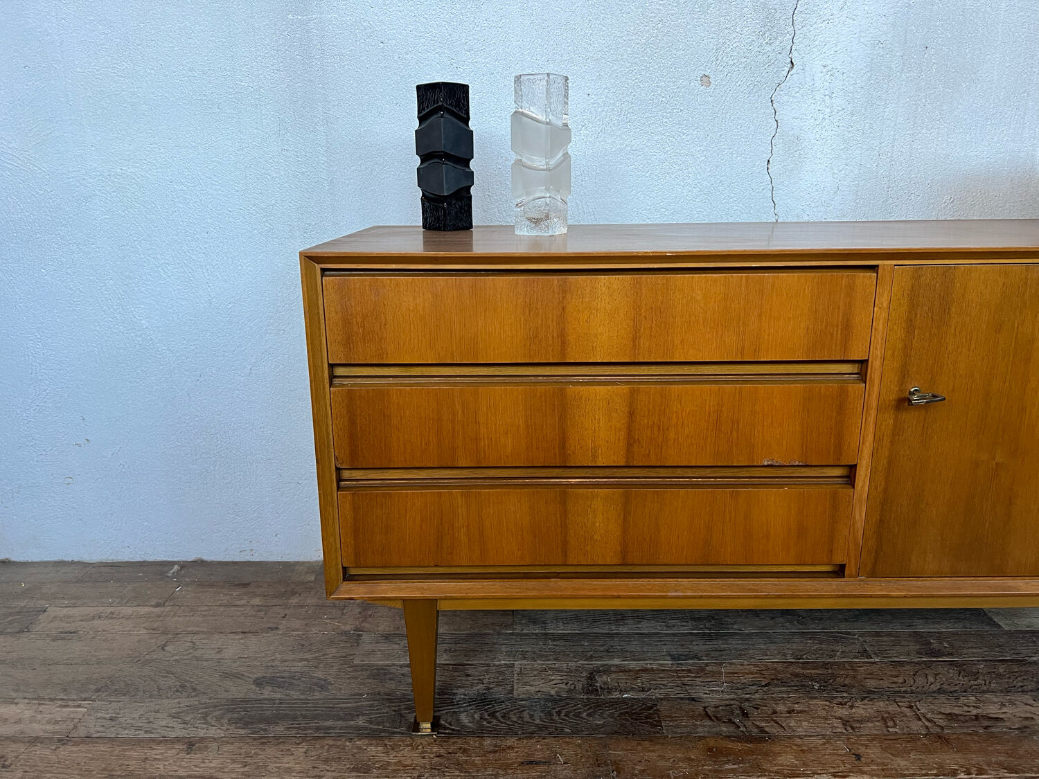 Sideboard vintage tv furniture 1950 Scandinavian