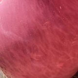 Art deco style pink glass vase