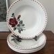 Vintage lot of 5 deep plates l’amandinoise café mars