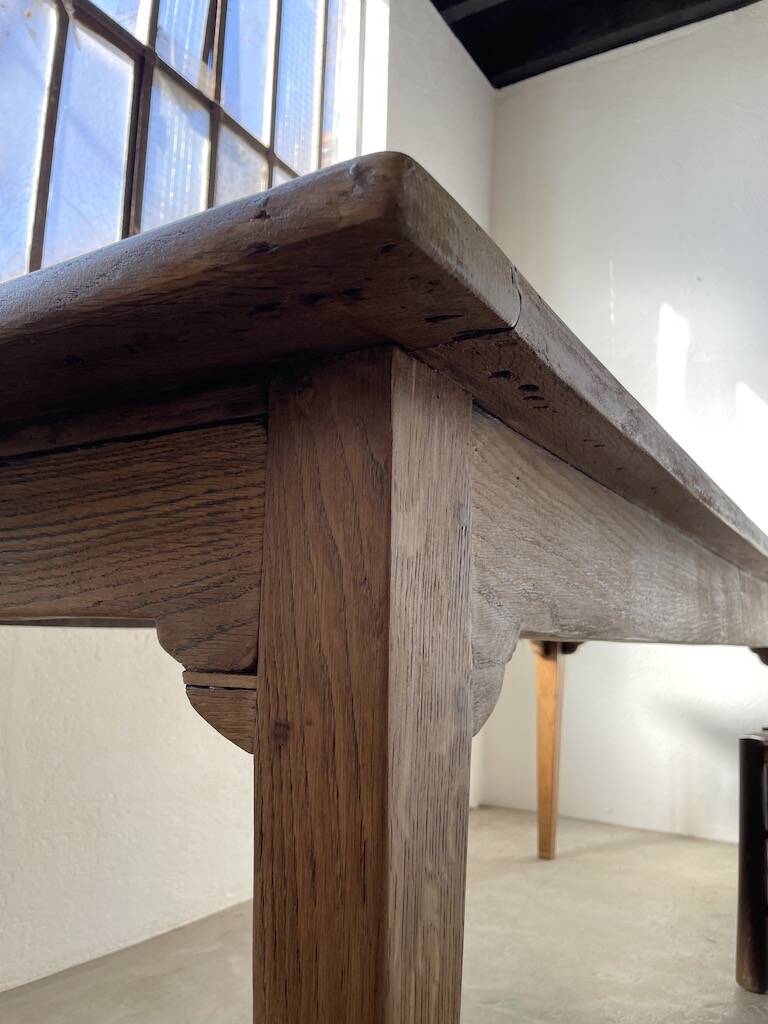 Oak farm table 220 cm