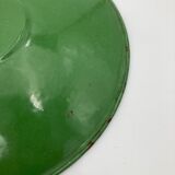 Galette suspension en émail vert