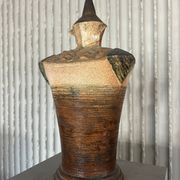 XXL (40-80cm) ceramic chess set by Maria Kenarova