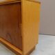 Mid Century vintage filing cabinet with sliding doors 1960's