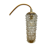 Vintage moulded glass tulip hanging lamp