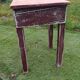 Patinated farmhouse stool