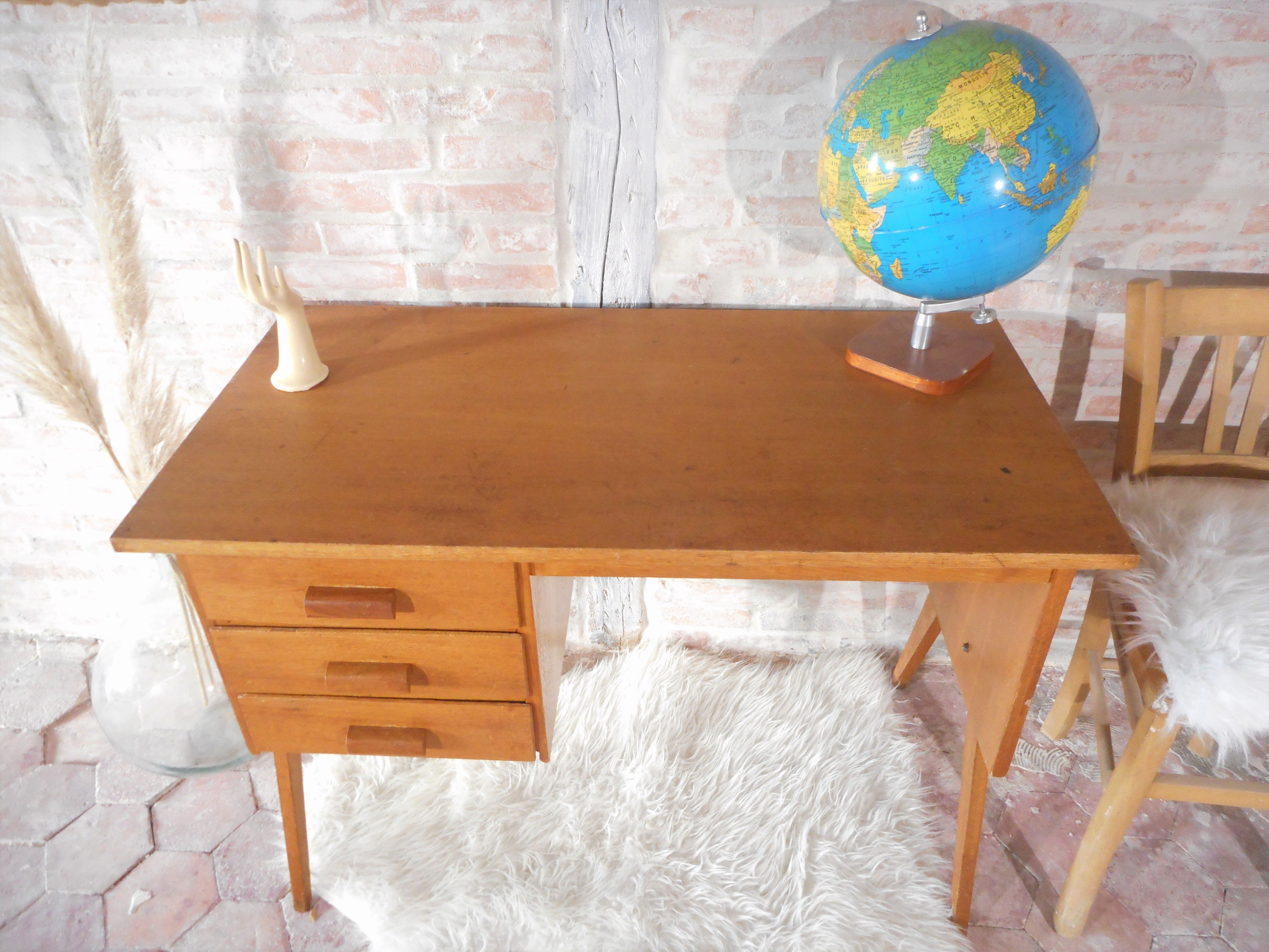 Bureau pieds compas