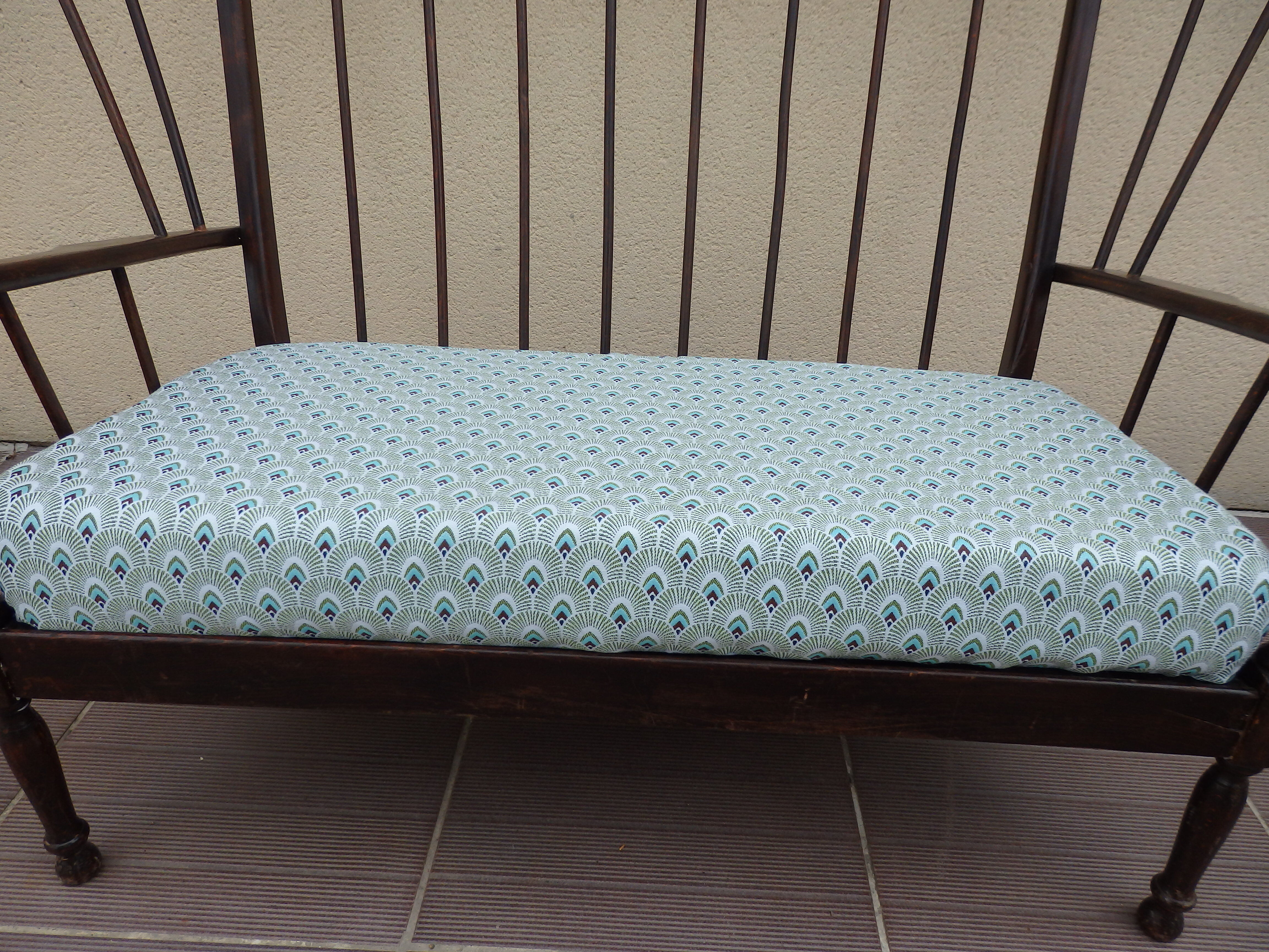 Baumann vintage 2-seater sofa bench