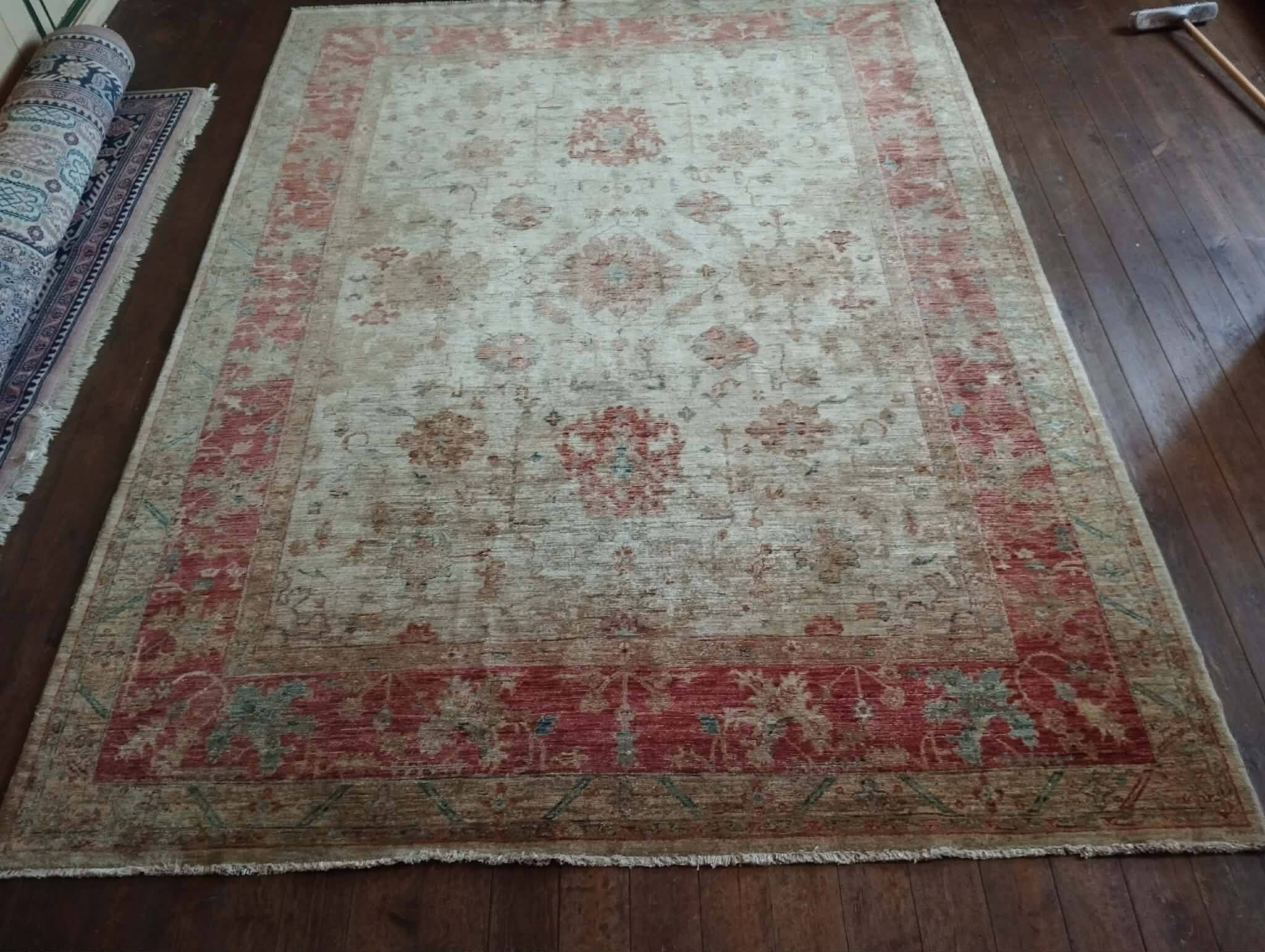 Pakistani Chobi Ziegler rug handmade 292x218cm