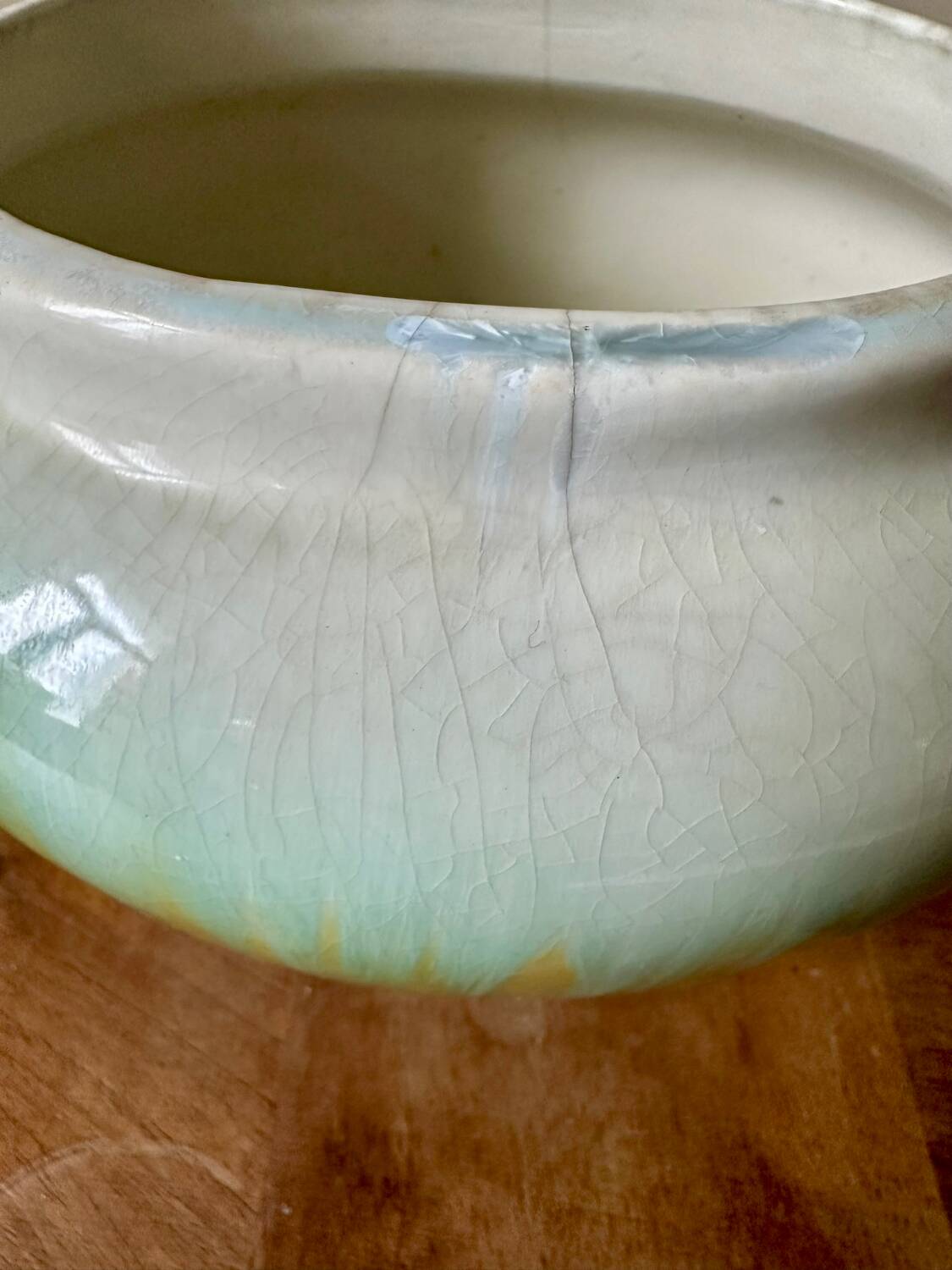 Glazed stoneware vase from the 70s