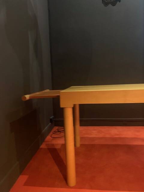 Liaigre desk polo around 1990 in sycamore