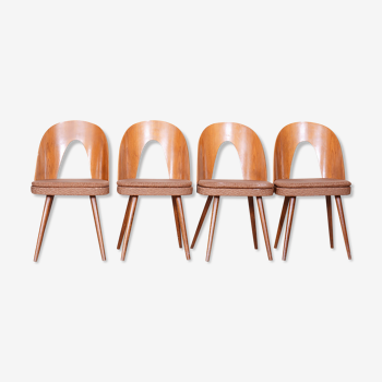 Lot de 4 chaises par Antonín Šuman 1950