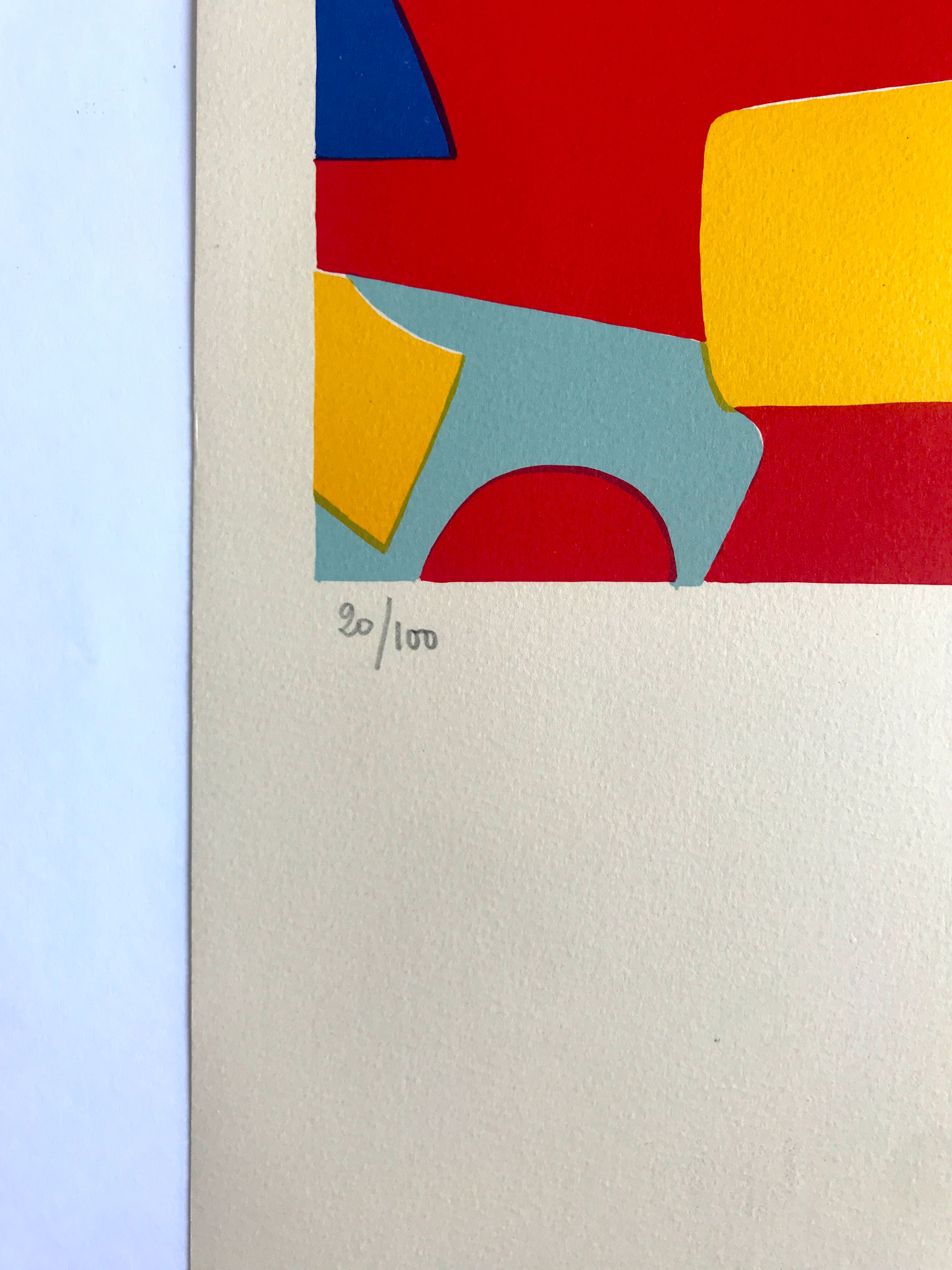Roland BIERGE, Montfermeil, 1978. Original lithograph signed in pencil.