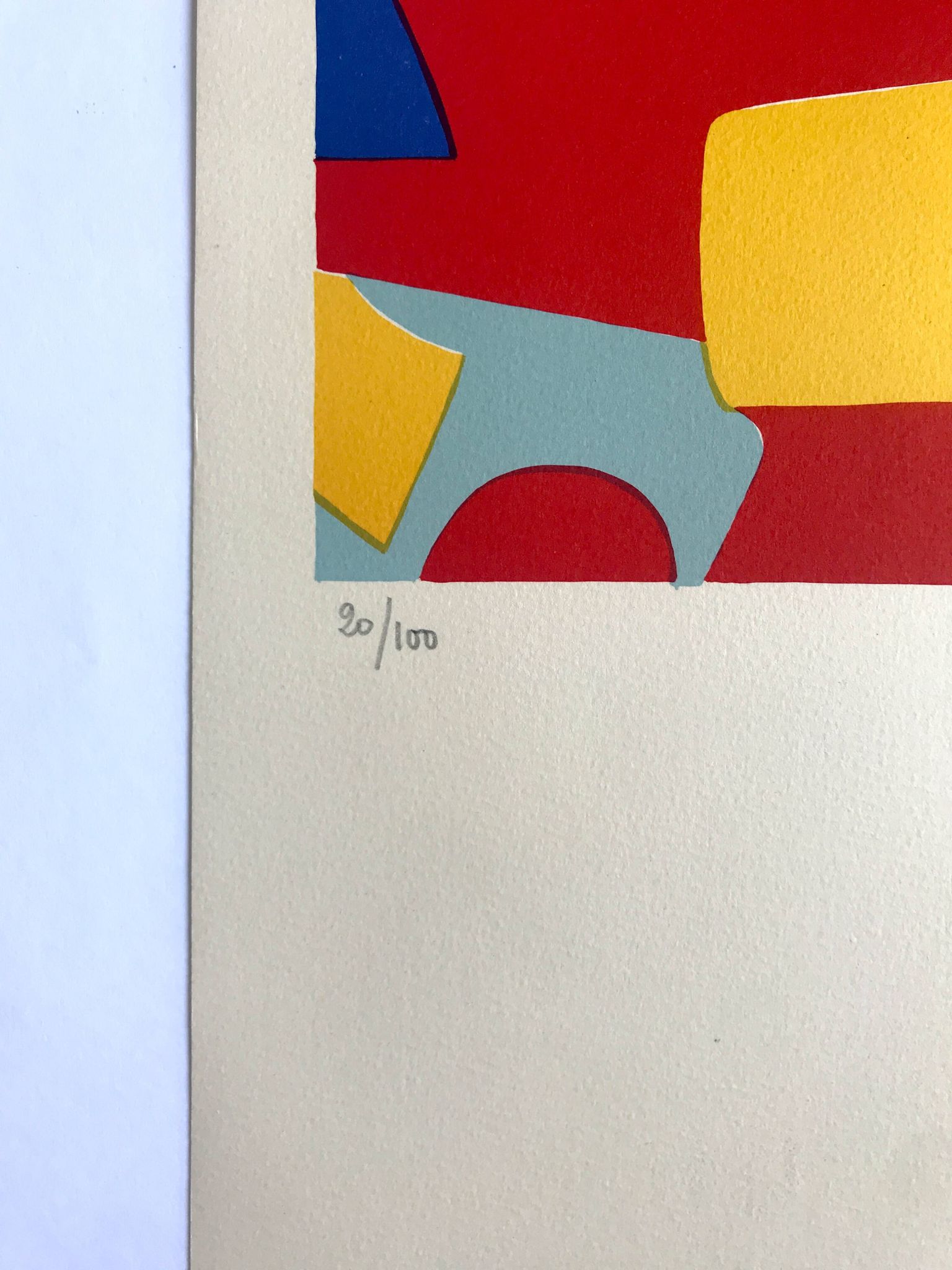 Roland BIERGE, Montfermeil, 1978. Lithographie originale signée au crayon