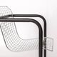 Pair of vintage metal armchairs – Chrome wire mesh – Italy, 1980s