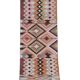 Vintage Turkish hallway rug 79x447 cm
