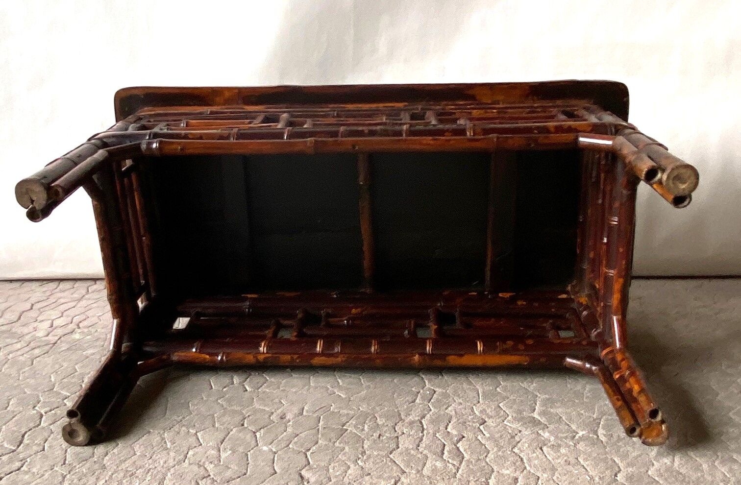 Table basse en bambou