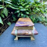 Onyx catchall box from the 1960s, vintage Italy.