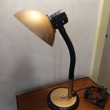 Black gold metal flexo aluminor desk lamp