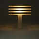 Lampe de table en plexiglas moderniste