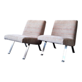 Set of 2 model 141 lounge chairs by Joseph Andre Motte by Artifort, The Netherlands 1955