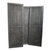 3 doors/old carved wooden panels