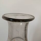 Ancienne grande bouteille soufflé collection verrerie
