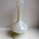 Small vase in white opaline 40s
