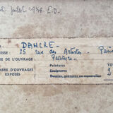 Eminent dancre 1901-1977. champrosay-forest, 1938. oil on panel.