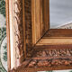 Mirror framing Napoleon III gilding gold leaf