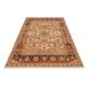 Traditional beige and black oriental rug