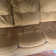 3-seater velvet sofa bed