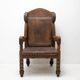 Late 19th century massive throne chair