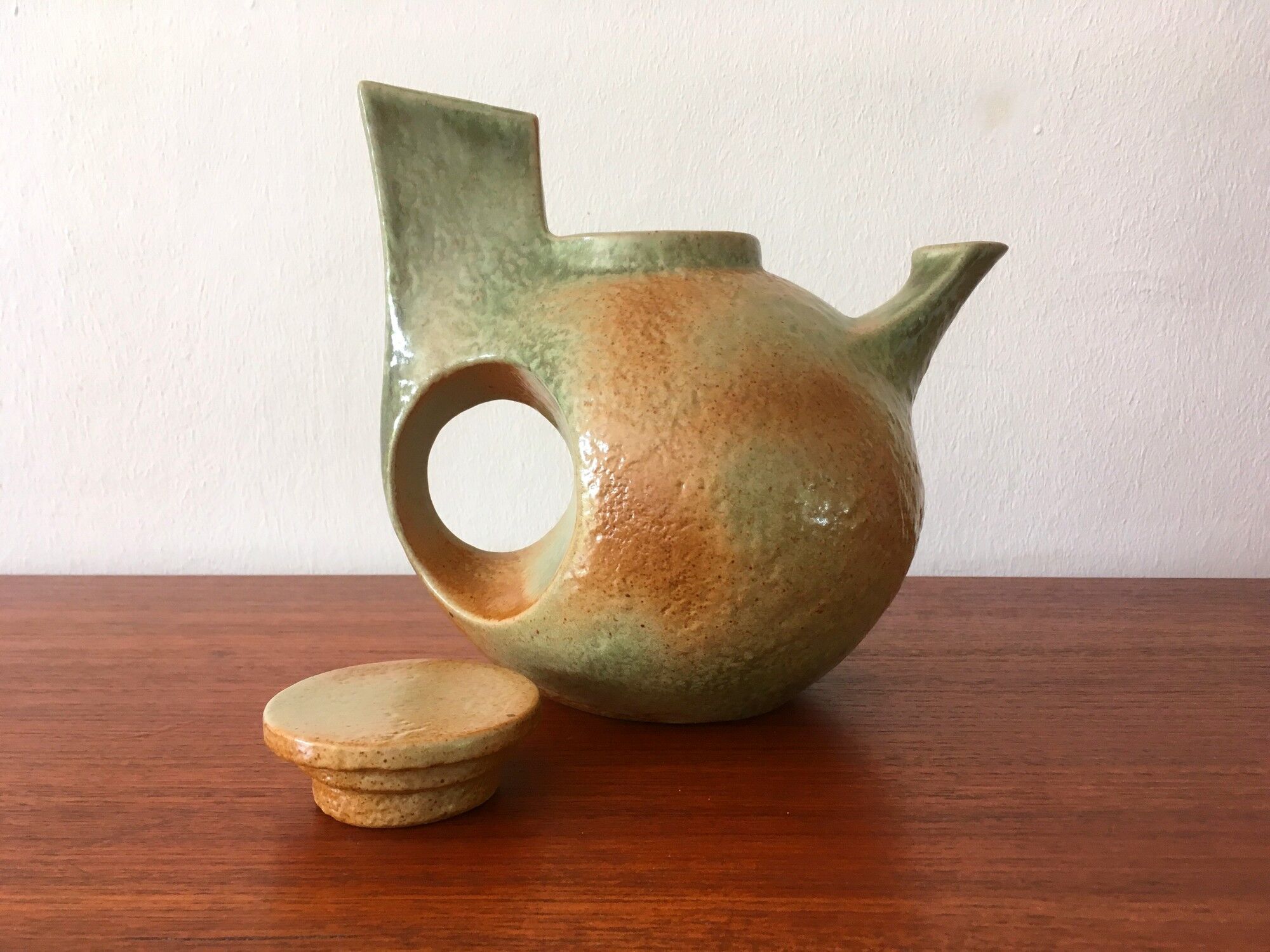 Stoneware teapot