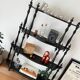 Wooden shelf, 4 shelves