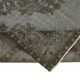 Overdyed Wool Vintage Handmade Carved Rug 172 cm x 287 cm