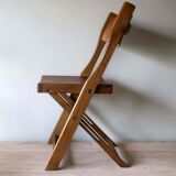 Ensemble de 4 chaises pliantes du milieu du siècle