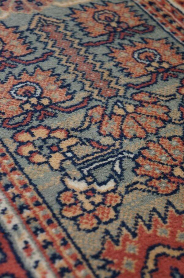 Tapis vintage coloré en 100 % pure laine vierge 290 x 200 cm