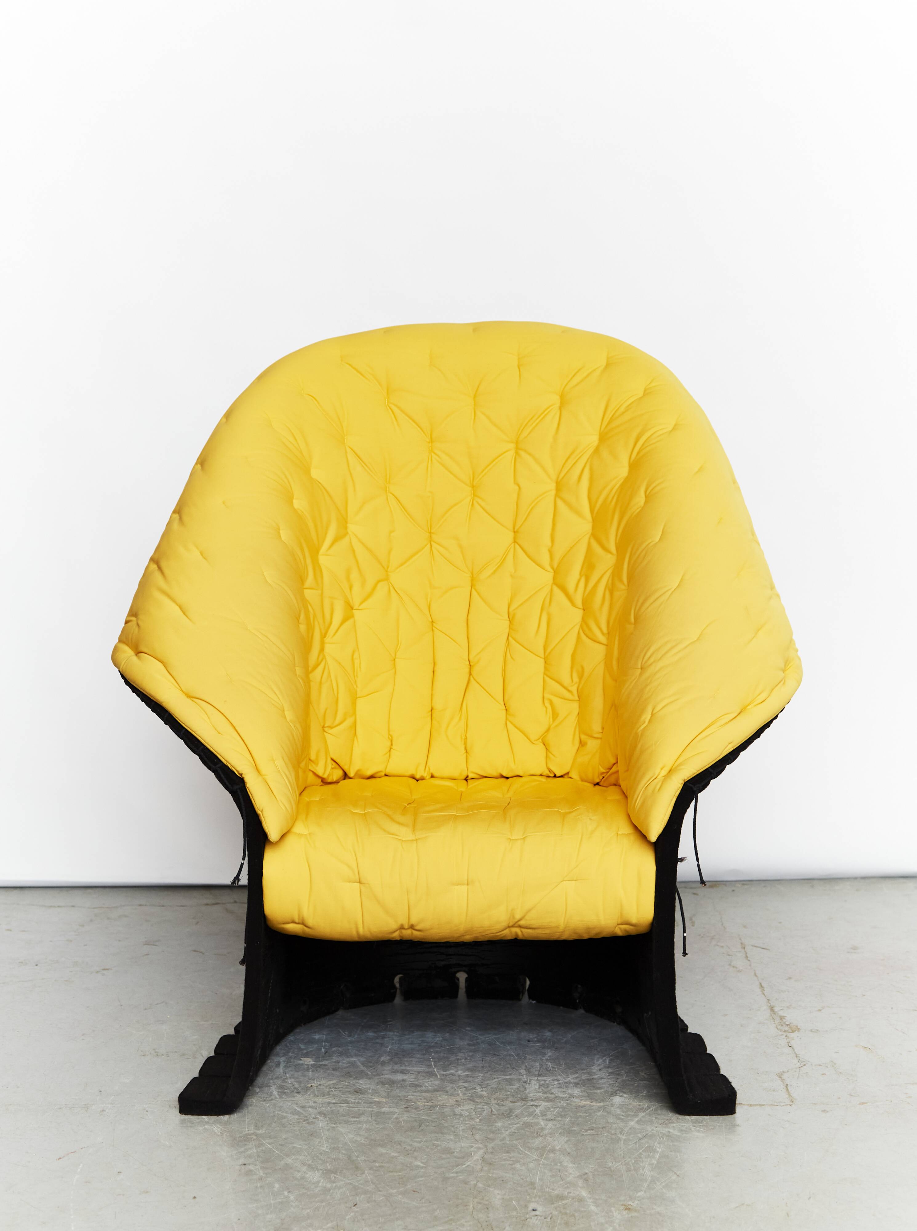 Gaetano Pesce lounge chair n°357 “Feltri” for Cassina, 1986