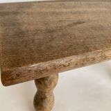 Wooden farmhouse stool