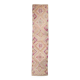 3x12 Pink & Cream Turkish Runner Rug, 80x364Cm