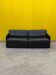 Sofa modulable 2 places De Sede DS-76 / Canapé-lit – Cuir noir (années 1970)