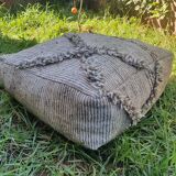Moroccan carpet pouf