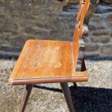 Chaise escabelle ancienne