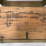 Vintage perrier crate