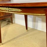 Oval mahogany table Empire style