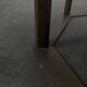 Table basse octogonale des années 40 plateau marbre